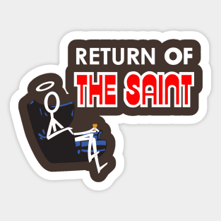 Return Of The Saint logo Sticker